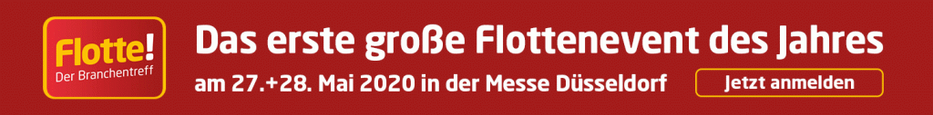 Flotte! Der Branchentreff – Achtung Terminverschiebung: 27./28. Mai 2020
